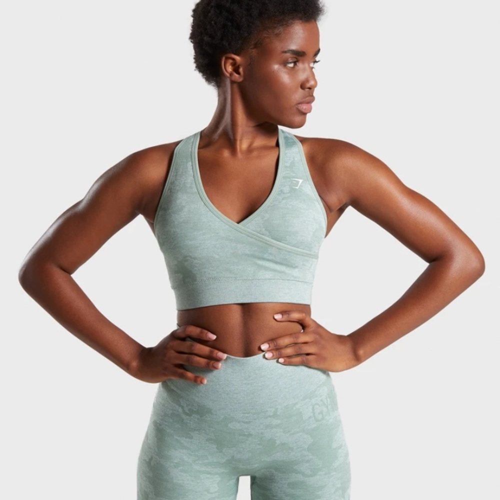 Gymshark Camo Seamless Sports Bra